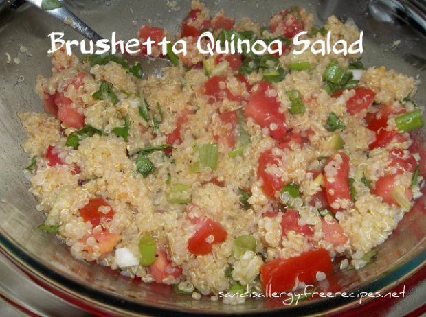 Brushetta Quinoa Salald